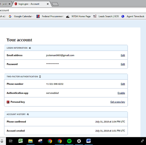 Steps To Register for a Sam.gov Login | Select GCR