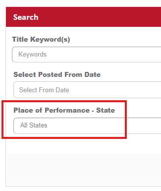 SelectGCR_Pro_State_Solicitations_place Select GCR Pro Search Results