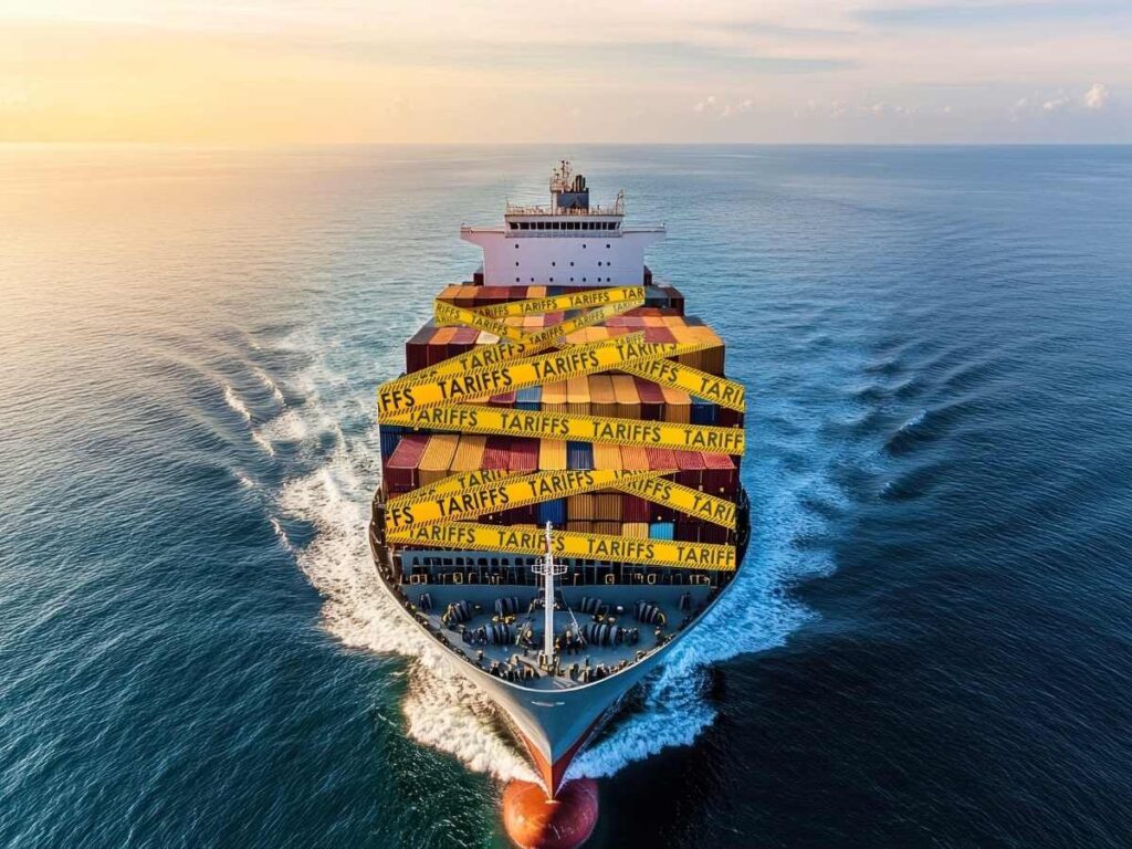 Tariff and port trade