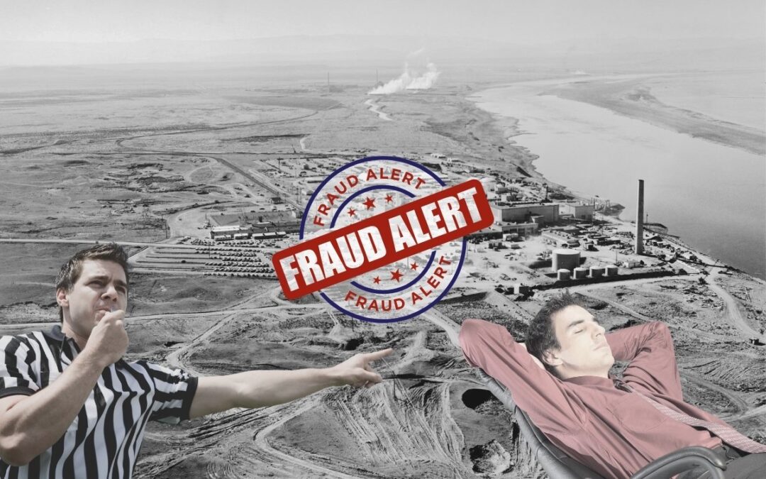 Washington state Hanford nuclear cleanup site has a prime example of fraud